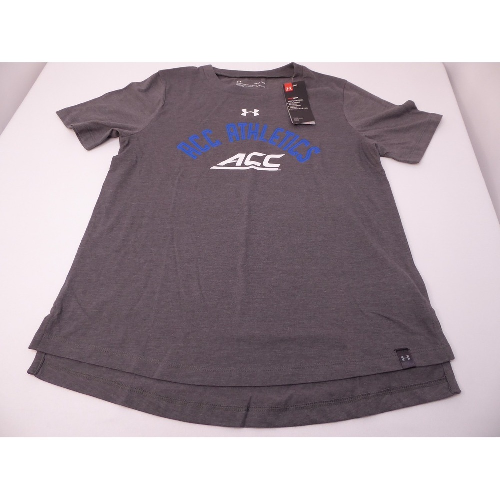 NWT Under Armour UA ACC Athletics Heat Gear Loose Small TShirt